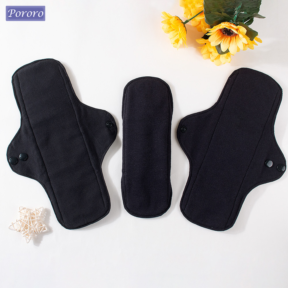 Cloth Pad Reusable - 4pcs Full Cotton Mama Cloth Night