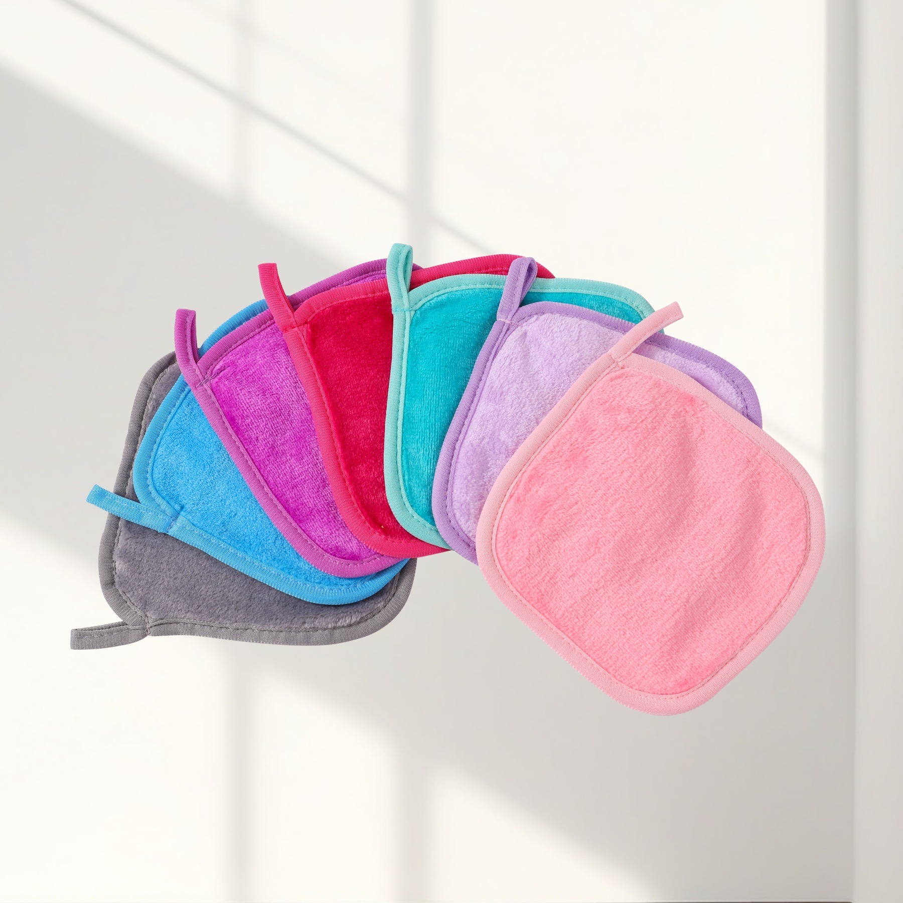 Cloth Pad Reusable - HUA HUA 5/7Pcs Microfiber Face Cloths