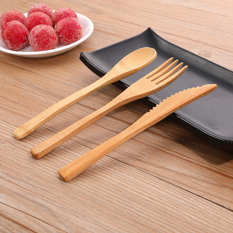 3pcs/set Bamboo Cutlery Set wi - Bamboo Cutlery Travel 리뷰 및 가격