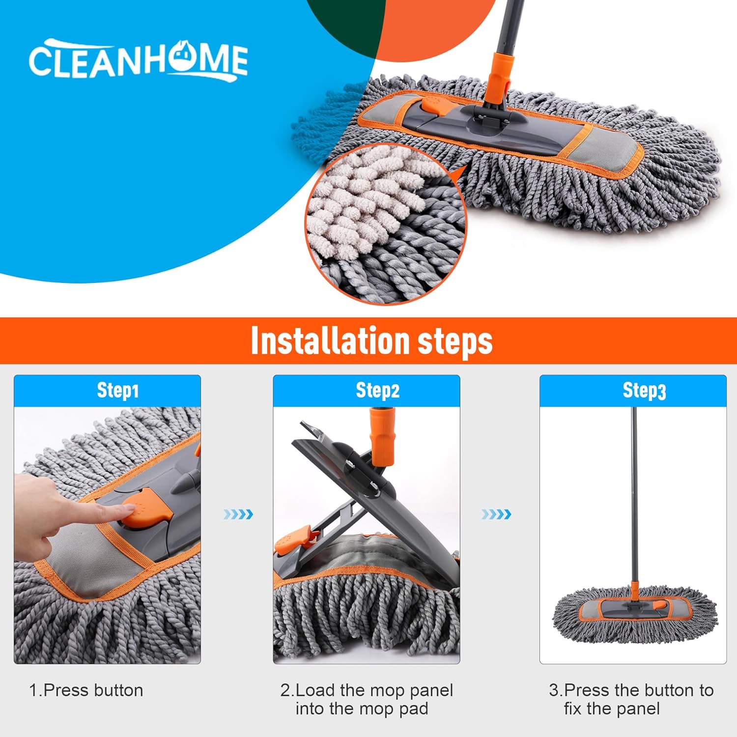 Microfiber Dust Mop Replacemen - Cloth Pad Reusable 리뷰 및 가격