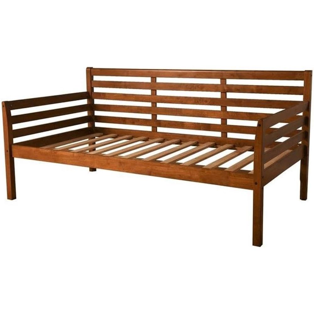 Twin Daybed in Medium Brown, S - Sustainable Living Homes 리뷰 및 가격
