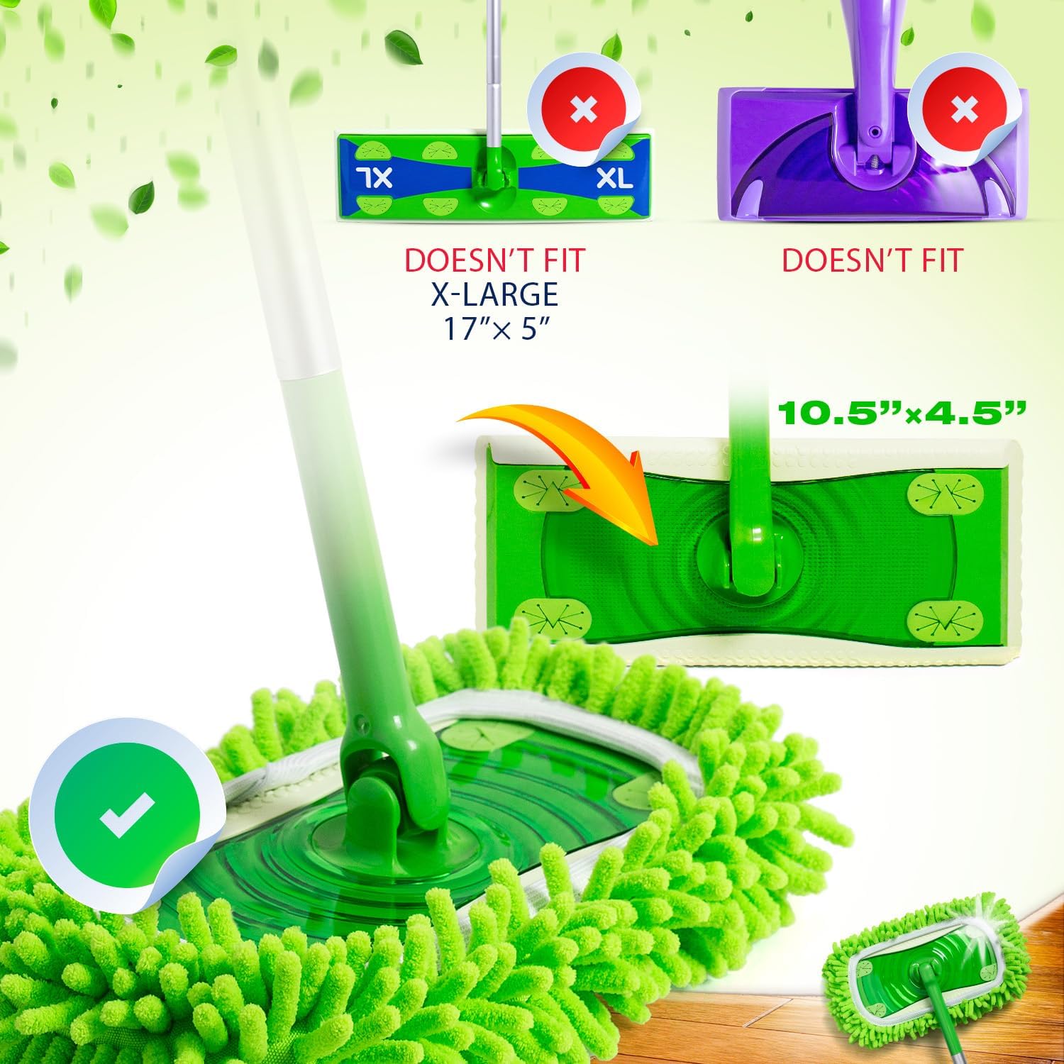 Dust Mop Refill Compatible wit - Cloth Pad Reusable 리뷰 및 가격
