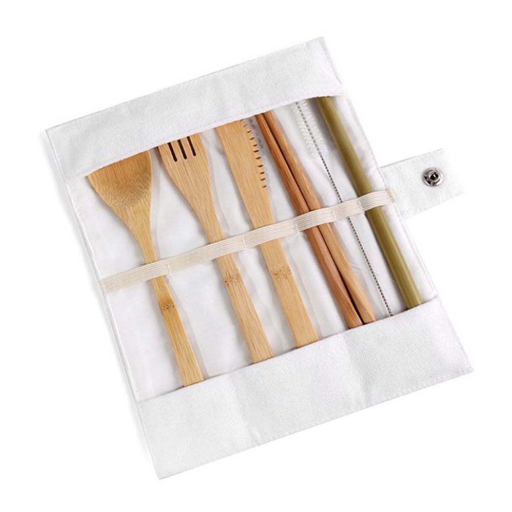 Reusable Bamboo Cutlery Set Ba - Bamboo Cutlery Travel 리뷰 및 가격
