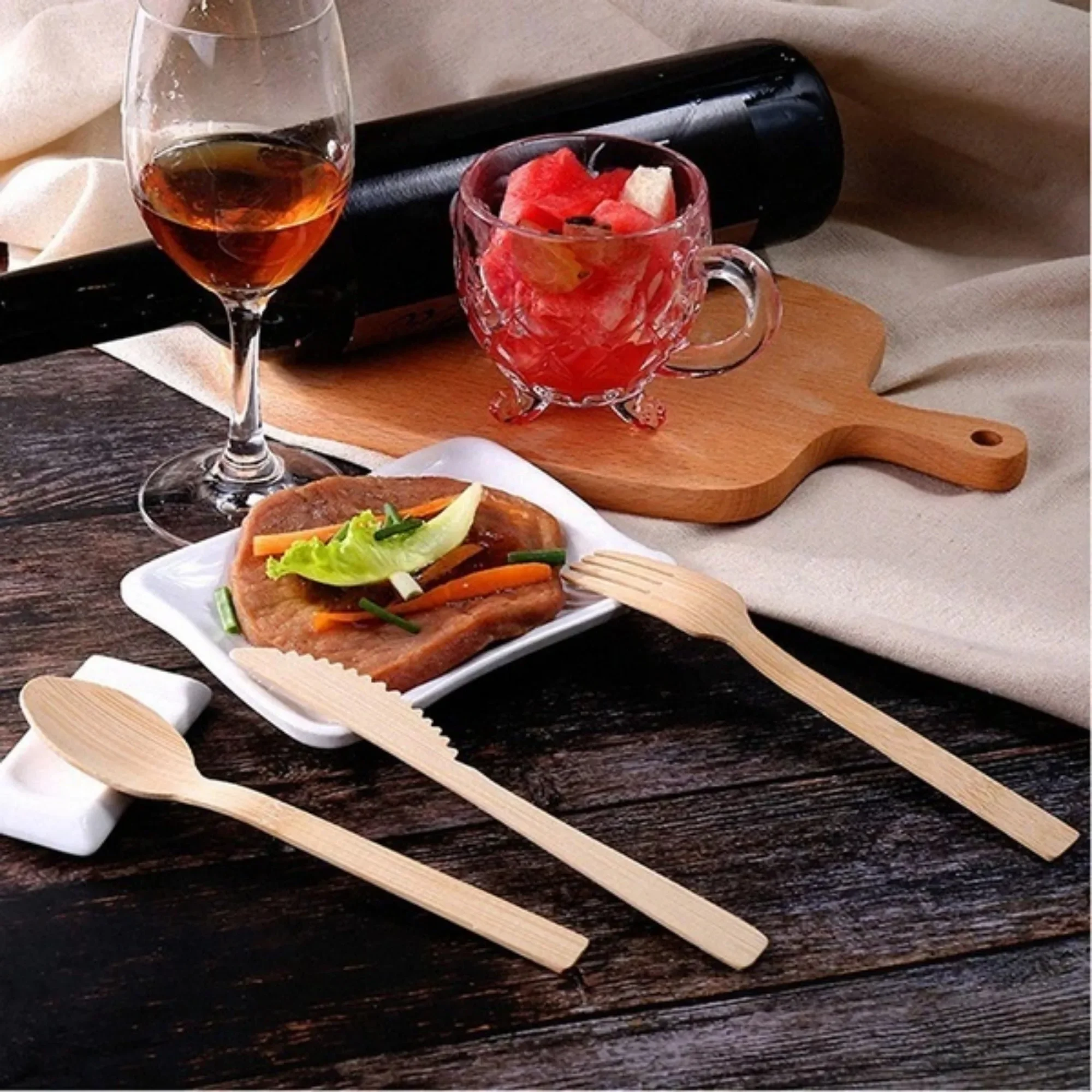 Bamboo Travel Cutlery Set Fork - Bamboo Cutlery Travel 리뷰 및 가격