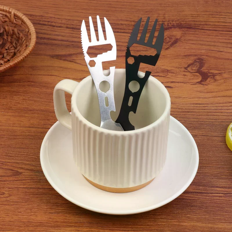 1/5Pcs 10 In 1 Camping Utensil - Bamboo Cutlery Travel 리뷰 및 가격