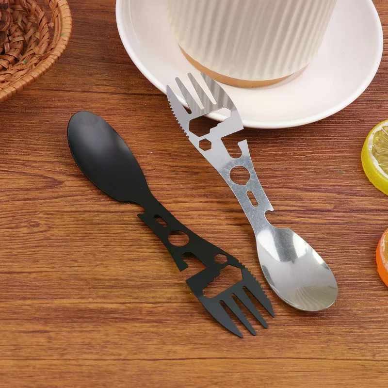 1/5Pcs 10 In 1 Camping Utensil - Bamboo Cutlery Travel 리뷰 및 가격
