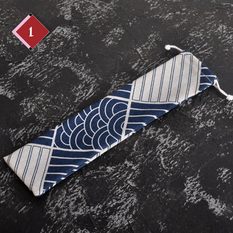 Portable Cutlery Bag Reusable  - Bamboo Cutlery Travel 리뷰 및 가격