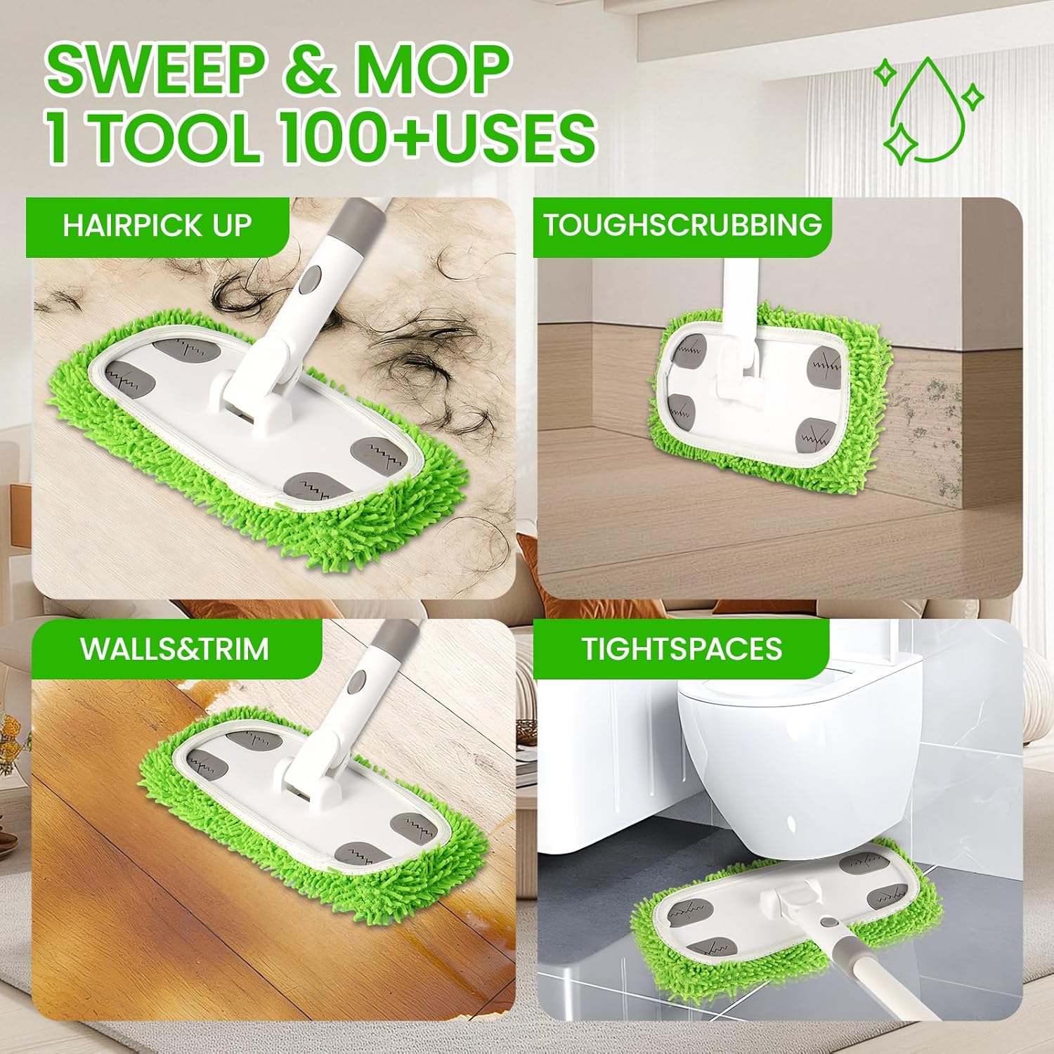 Reusable Microfiber Floor Mop  - Cloth Pad Reusable 리뷰 및 가격