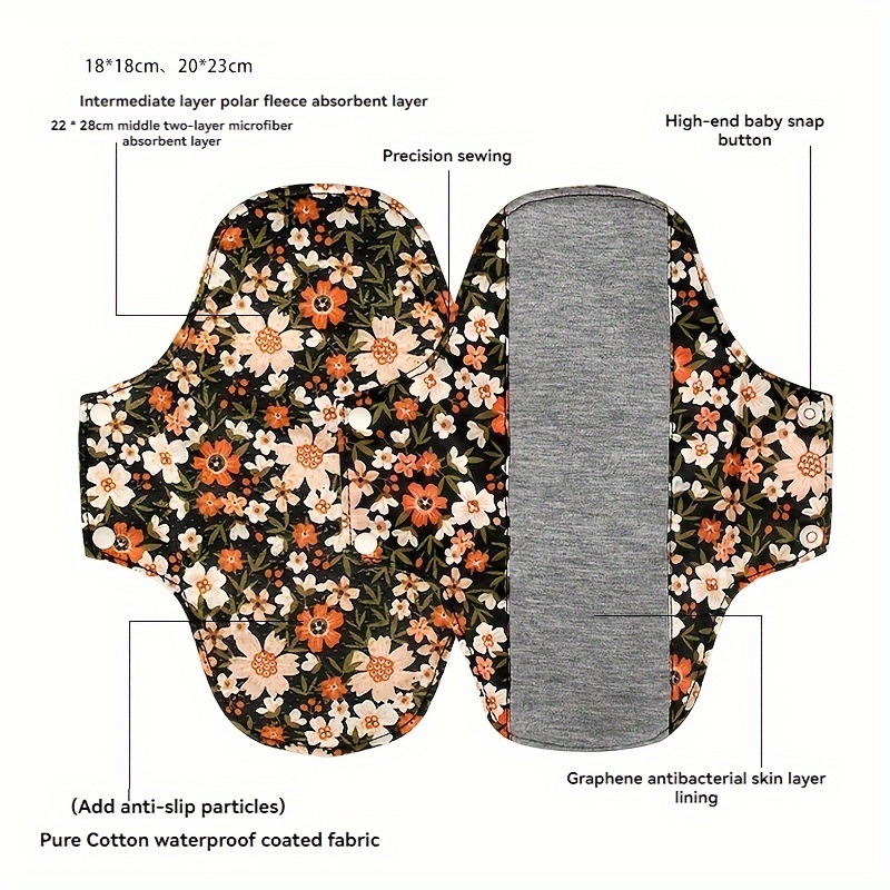 3PCS Anti-Slip Reusable Sanita - Cloth Pad Reusable 리뷰 및 가격