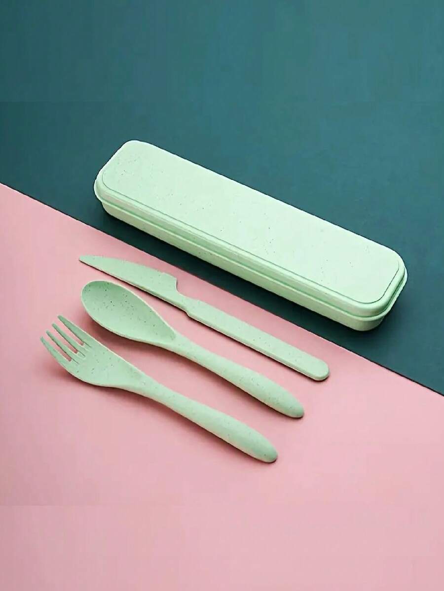 3Pcs Portable Reusable Cutlery - Bamboo Cutlery Travel 리뷰 및 가격
