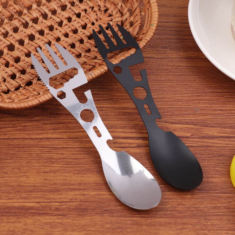 1/5Pcs 10-in-1 Stainless Steel - Bamboo Cutlery Travel 리뷰 및 가격
