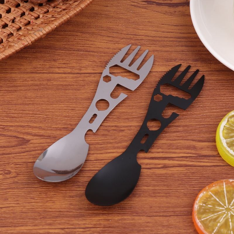 1/5Pcs 10-in-1 Stainless Steel - Bamboo Cutlery Travel 리뷰 및 가격