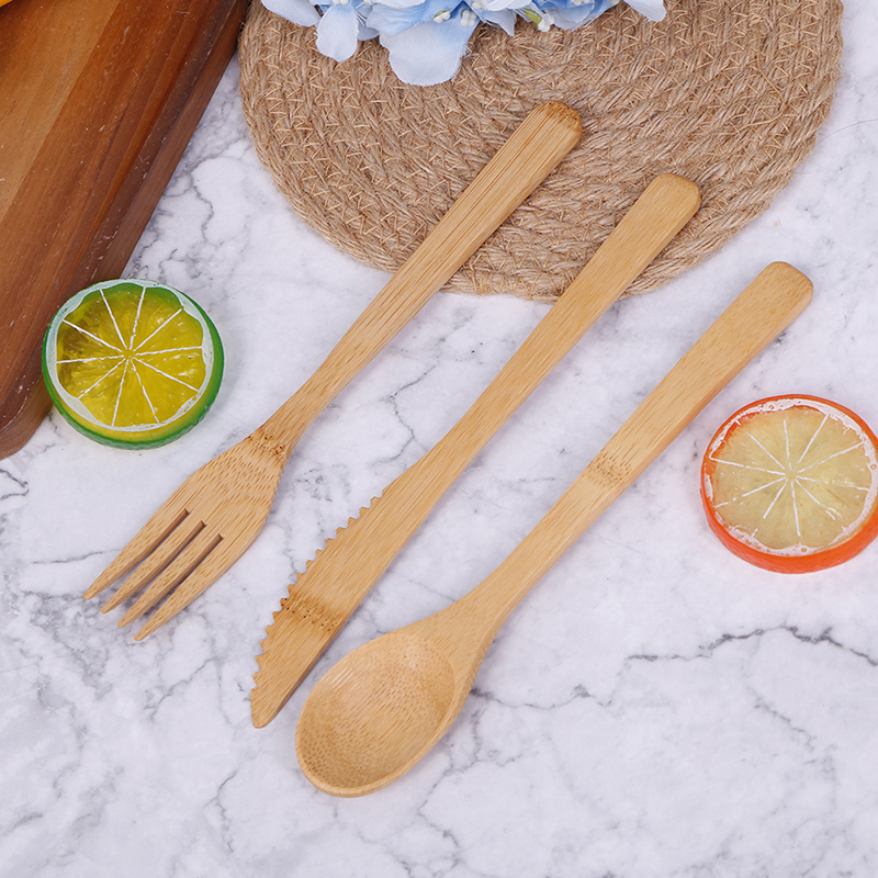 1 Set Bamboo Travel Cutlery Se - Bamboo Cutlery Travel 리뷰 및 가격