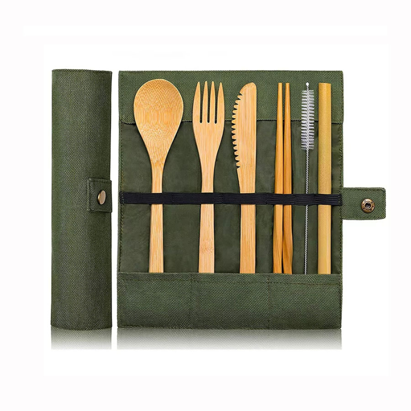Bamboo Travel Tableware Reusab - Bamboo Cutlery Travel 리뷰 및 가격