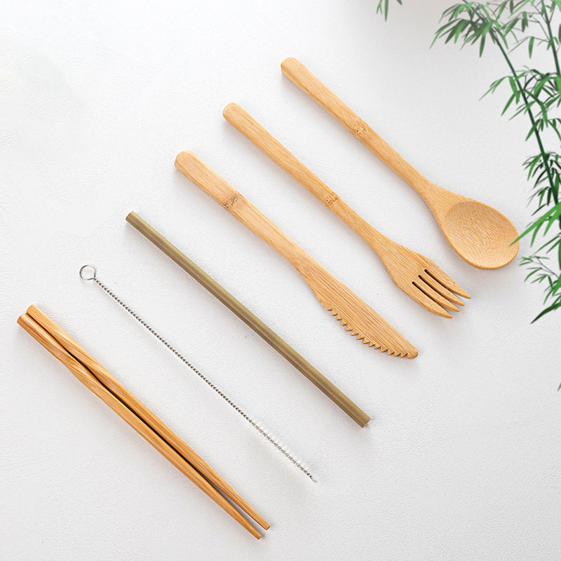 Bamboo Travel Tableware Reusab - Bamboo Cutlery Travel 리뷰 및 가격