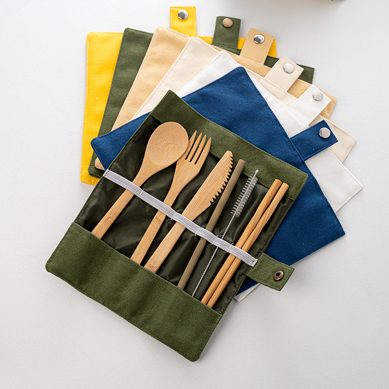 Bamboo Travel Tableware Reusab - Bamboo Cutlery Travel 리뷰 및 가격