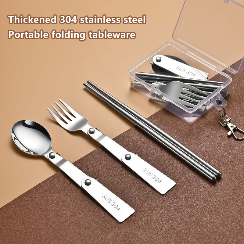 1PC/3PCS Stainless Steel Porta - Bamboo Cutlery Travel 리뷰 및 가격