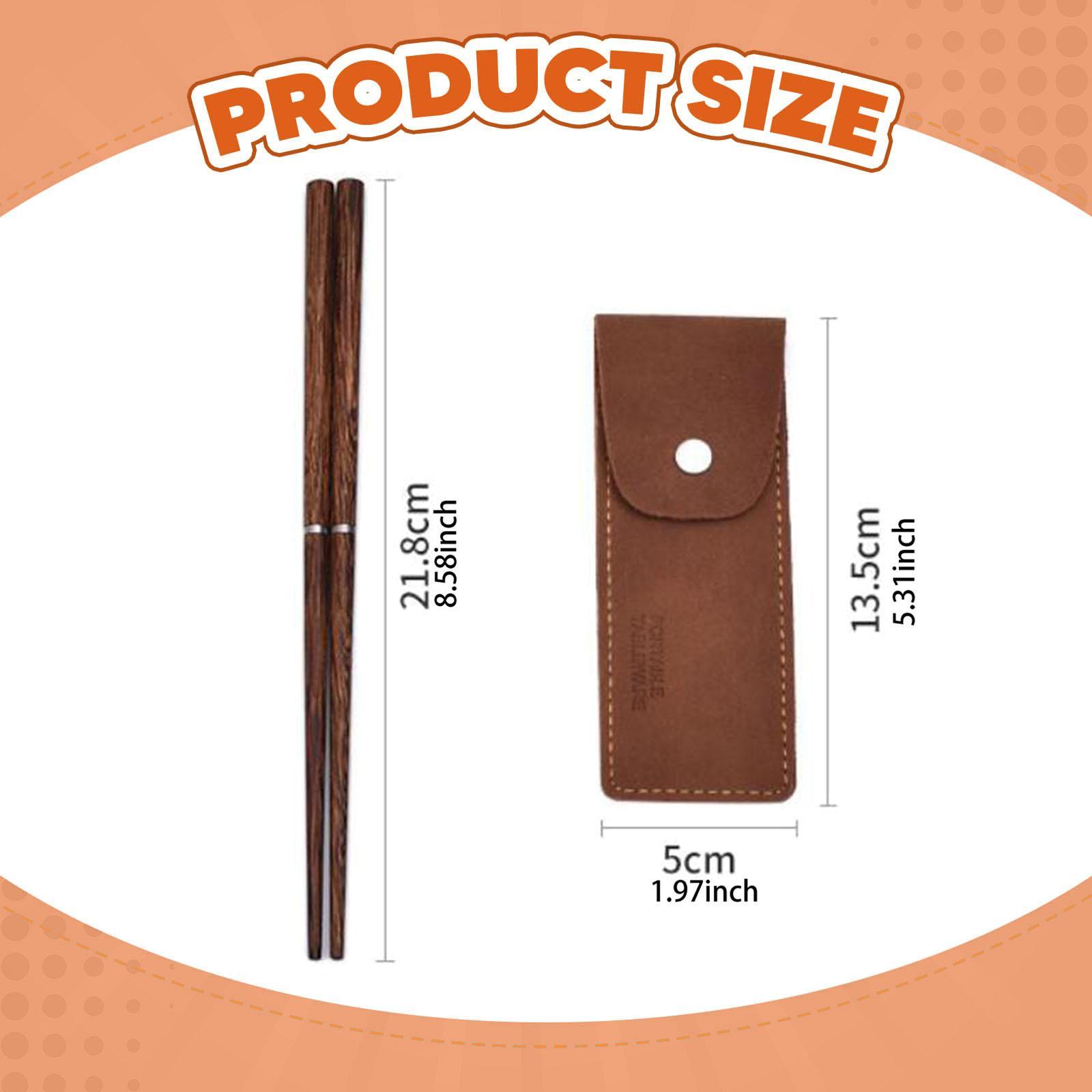 Travel Chopsticks with Storage - Bamboo Cutlery Travel 리뷰 및 가격