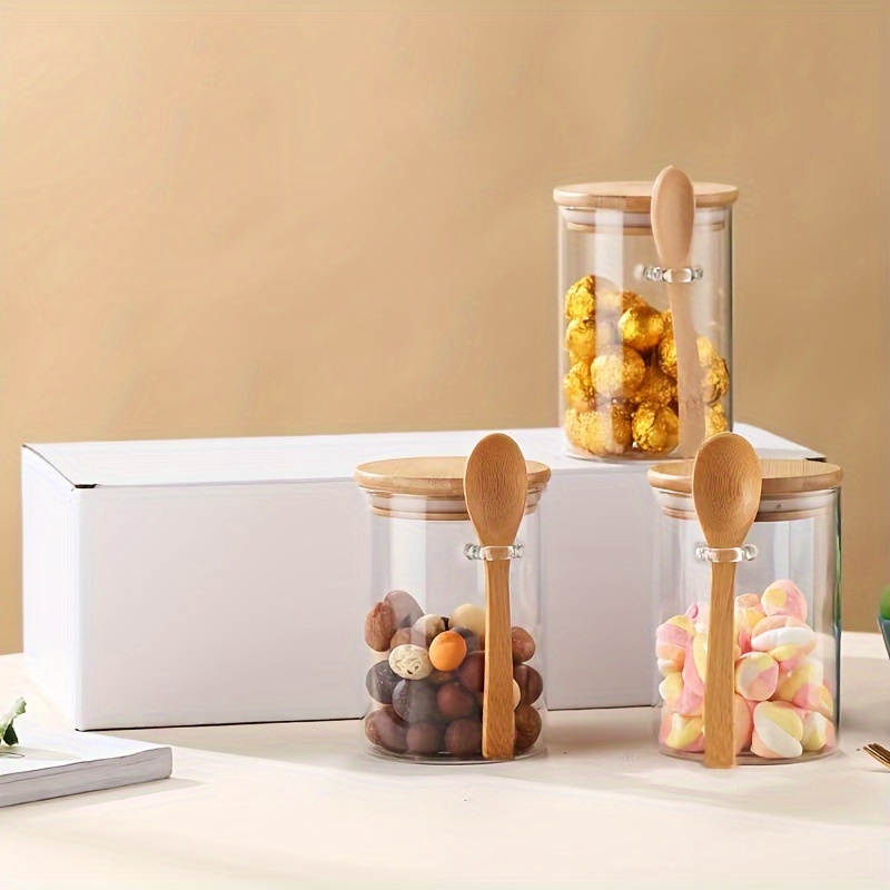 280ml Candy Jar, Biscuit Jar,  - Bamboo Cutlery Travel 리뷰 및 가격