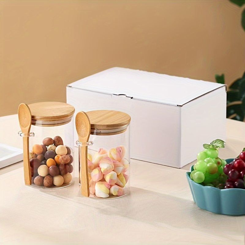280ml Candy Jar, Biscuit Jar,  - Bamboo Cutlery Travel 리뷰 및 가격