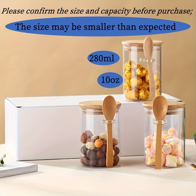 280ml Candy Jar, Biscuit Jar,  - Bamboo Cutlery Travel 리뷰 및 가격